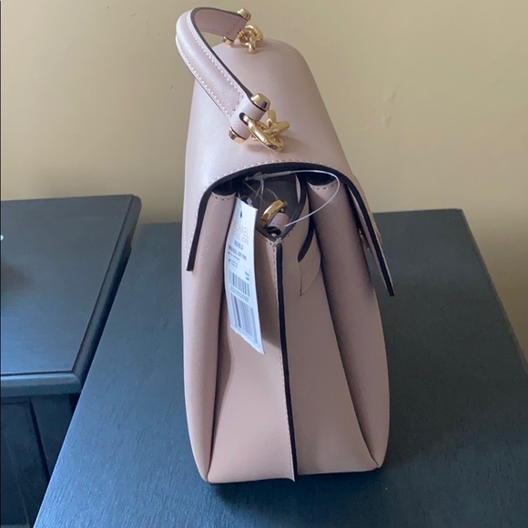 New Michael Kors Rochelle Soft Pink LeatherSatchel - Picture 2 of 5